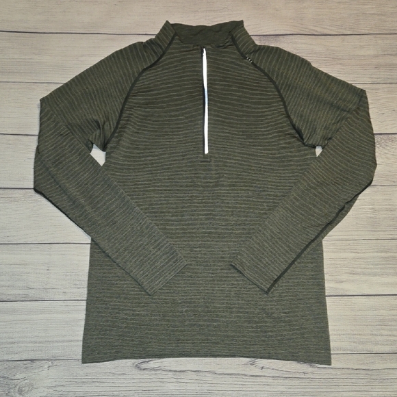 lululemon athletica Other - Lululemon Men's Metal Vent Tech 1/2 Zip 2.0 Rosemary Green/Smoked Spruce Size M